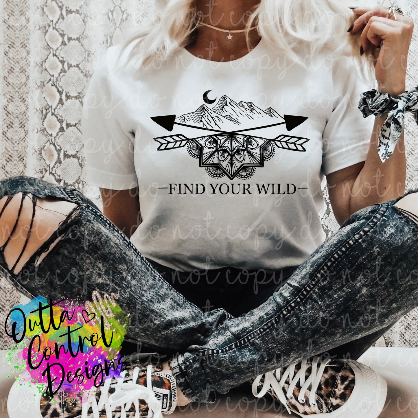Find Your Wild Ready to Press Sublimation and DTF Transfer