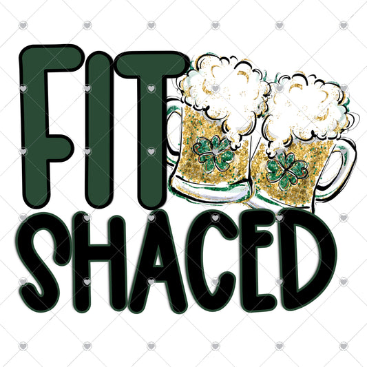 Fit Shaced Ready To Press Sublimation and DTF Transfer