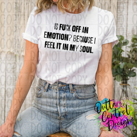 F Off Soul Ready to Press Sublimation and DTF Transfer