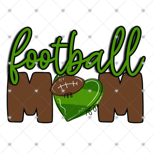 Football Mom Ready To Press Sublimation and DTF Transfer