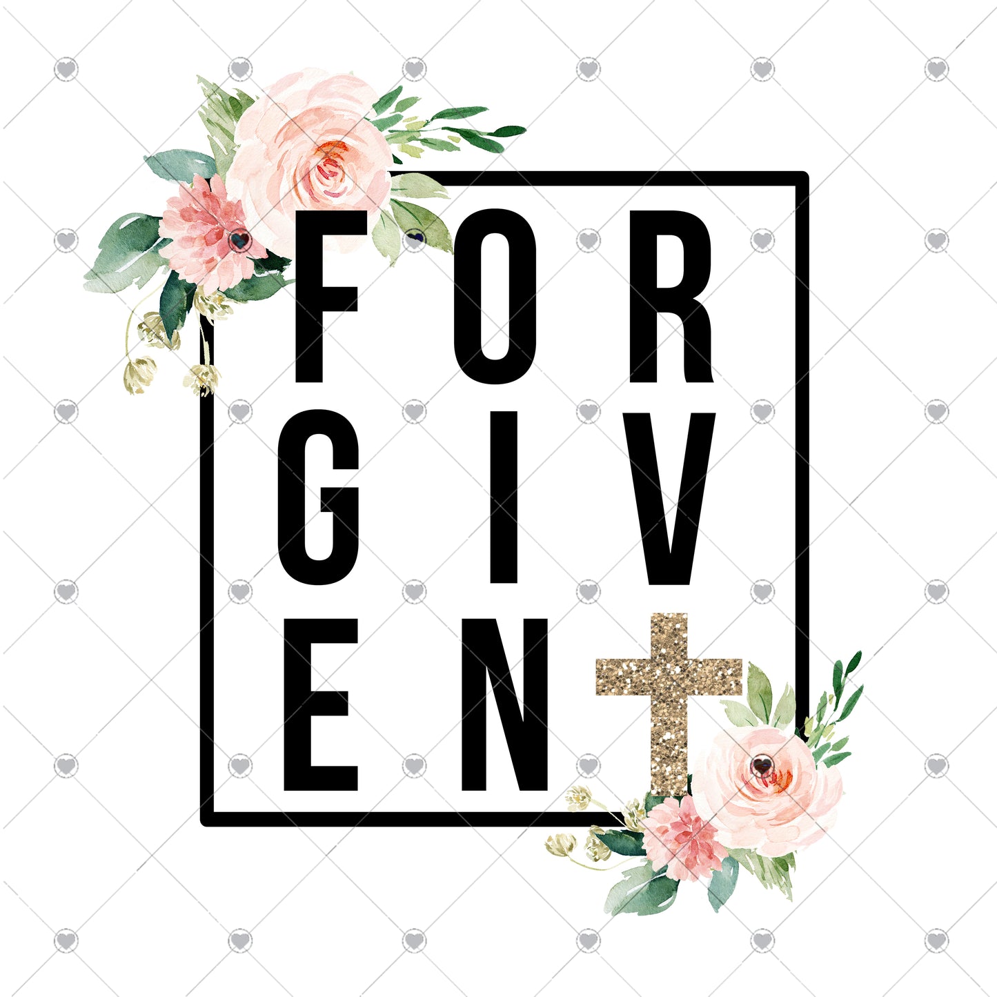 Forgiven Ready To Press Sublimation and DTF Transfer