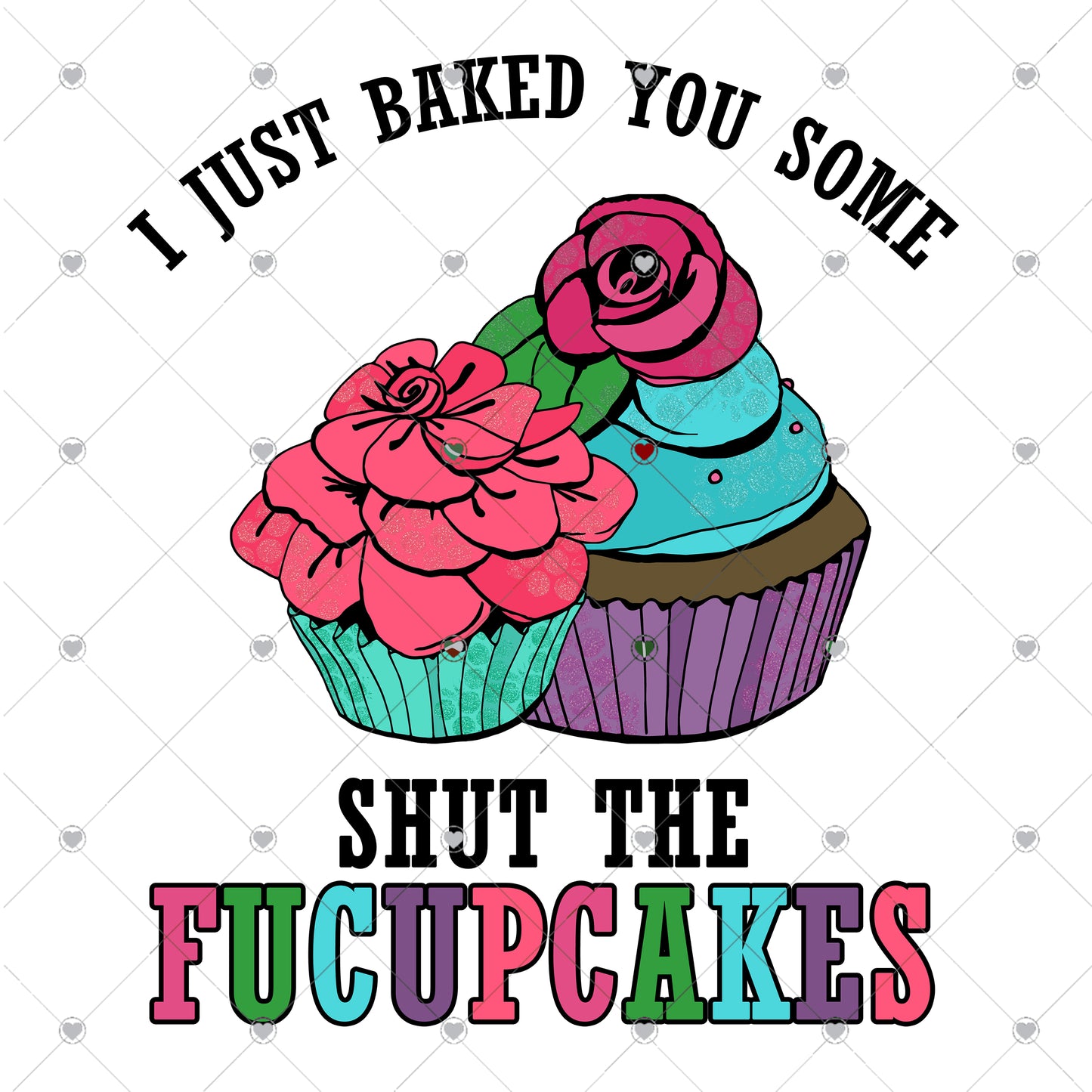 Fucupcakes Ready To Press Sublimation and DTF Transfer