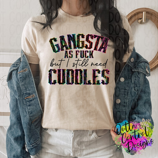 Gangsta As Fuck Ready To Press Sublimation and DTF Transfer