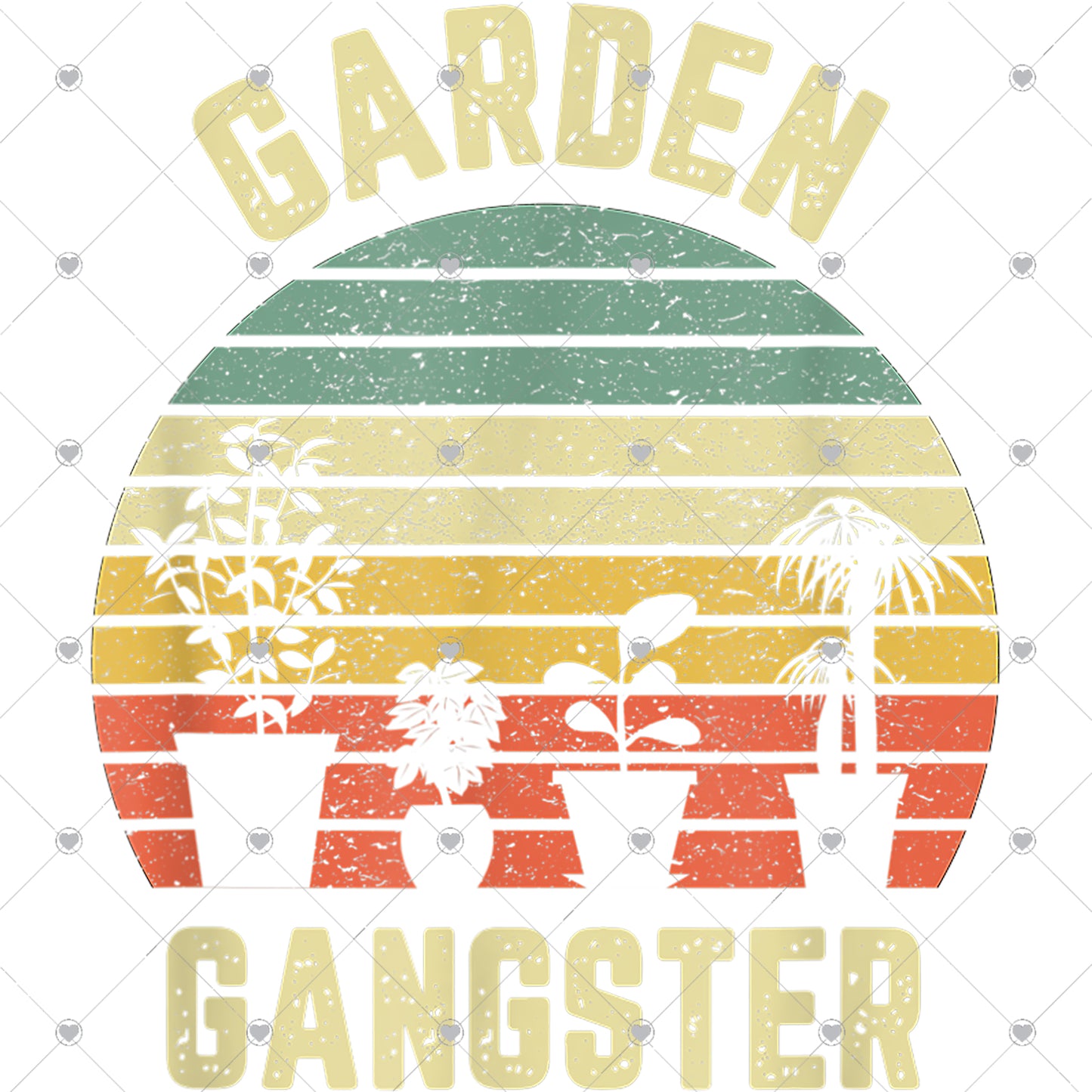 Garden Gangster Ready To Press Sublimation and DTF Transfer