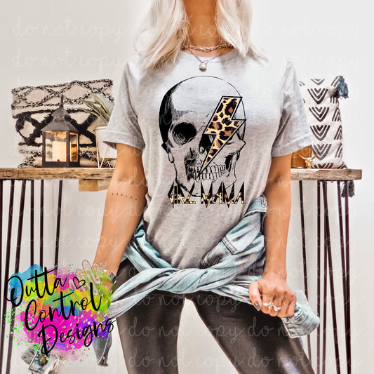 Girl Mama Leopard Bolt Ready to Press Sublimation and DTF Transfer