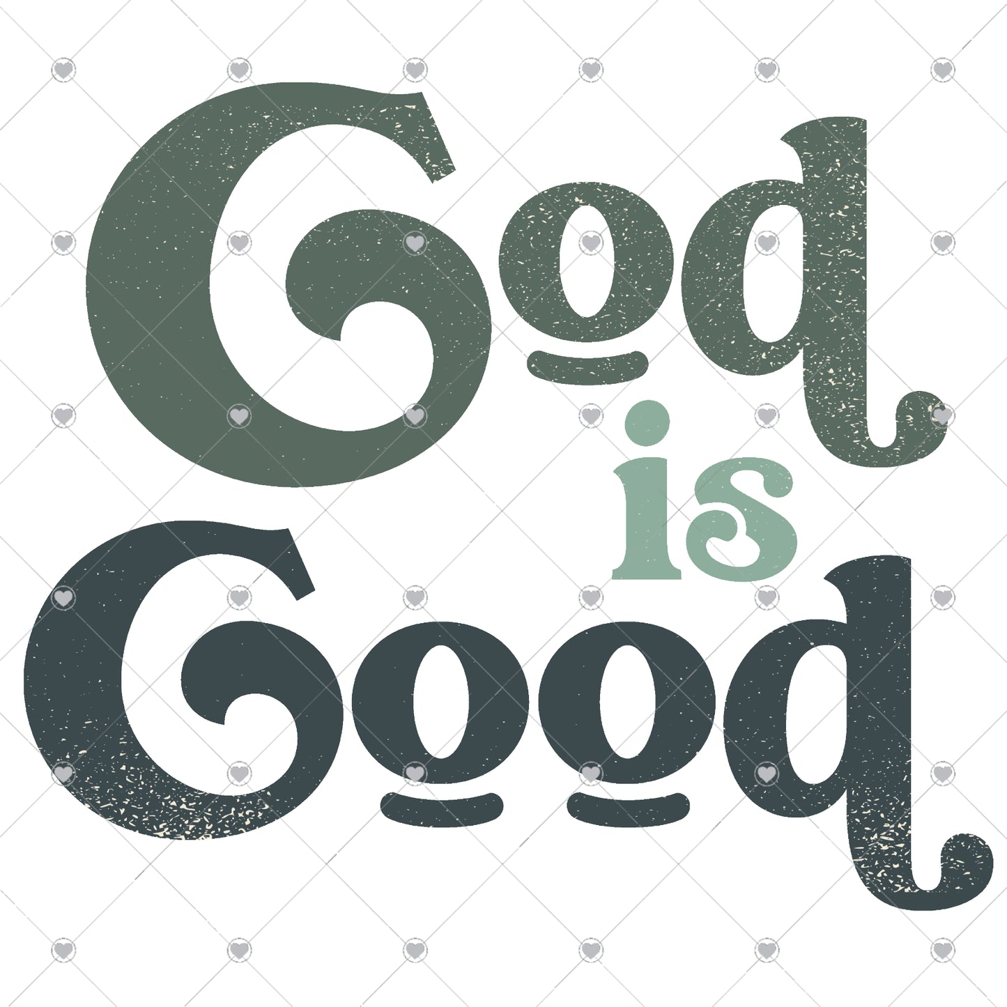 God Is Good Ready To Press Sublimation and DTF Transfer