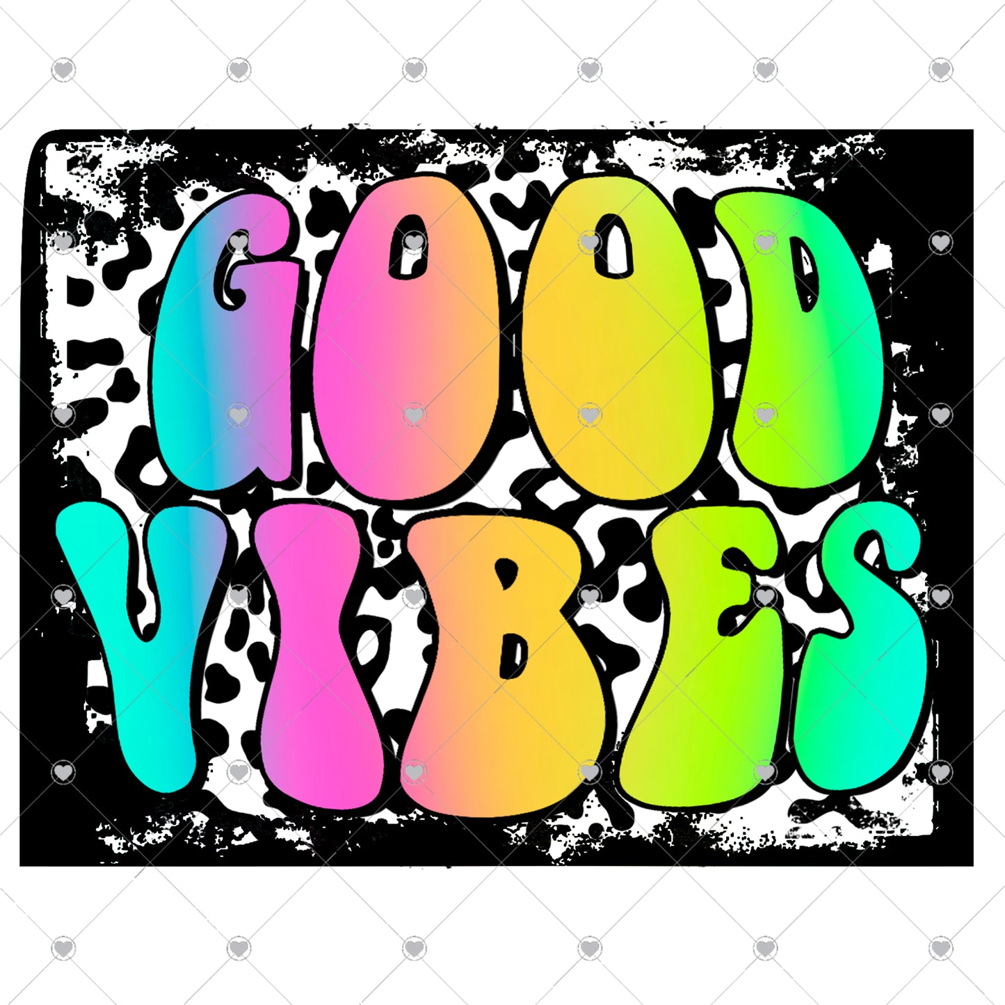 Good Vibes Ready To Press Sublimation Transfer