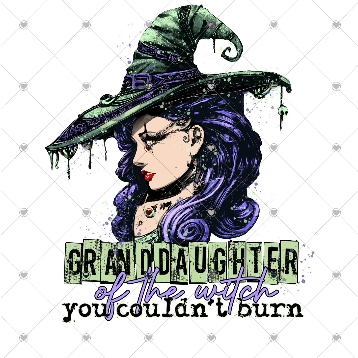 Granddaughter to the Witch Ready To Press Sublimation Transfer