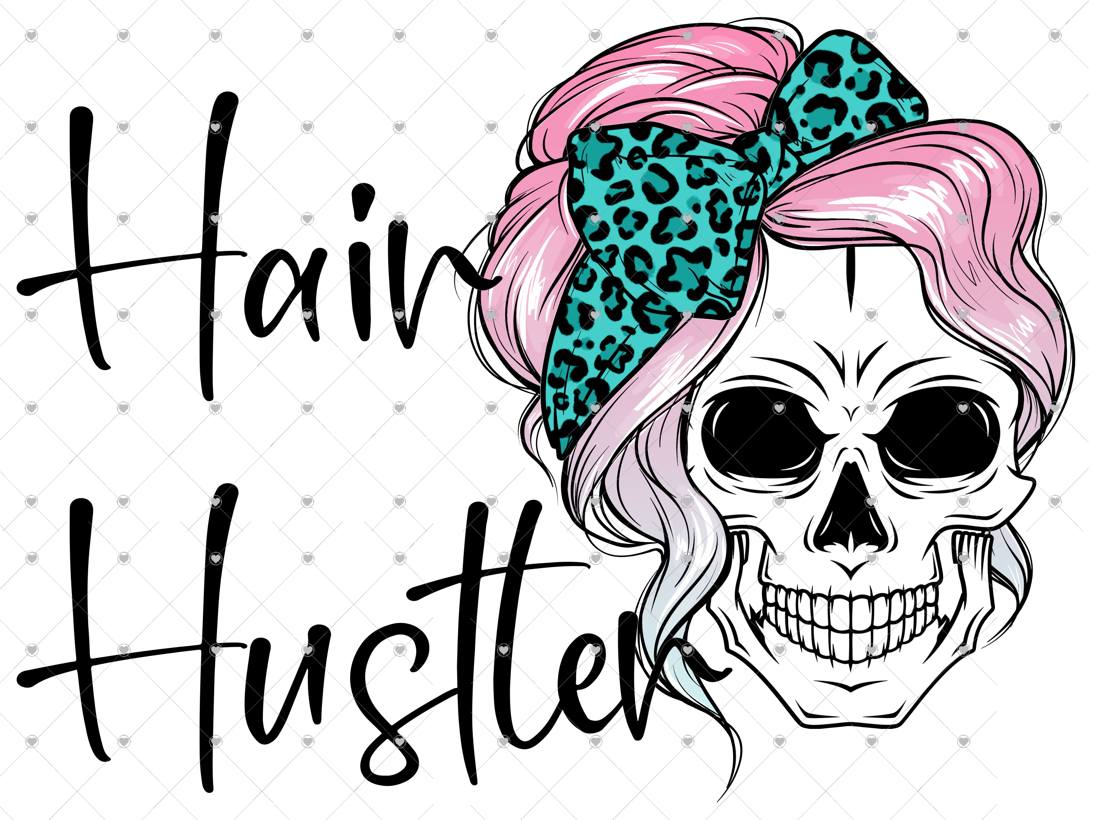 Hair Hustler Ready To Press Sublimation Transfer – Outta Control Designs