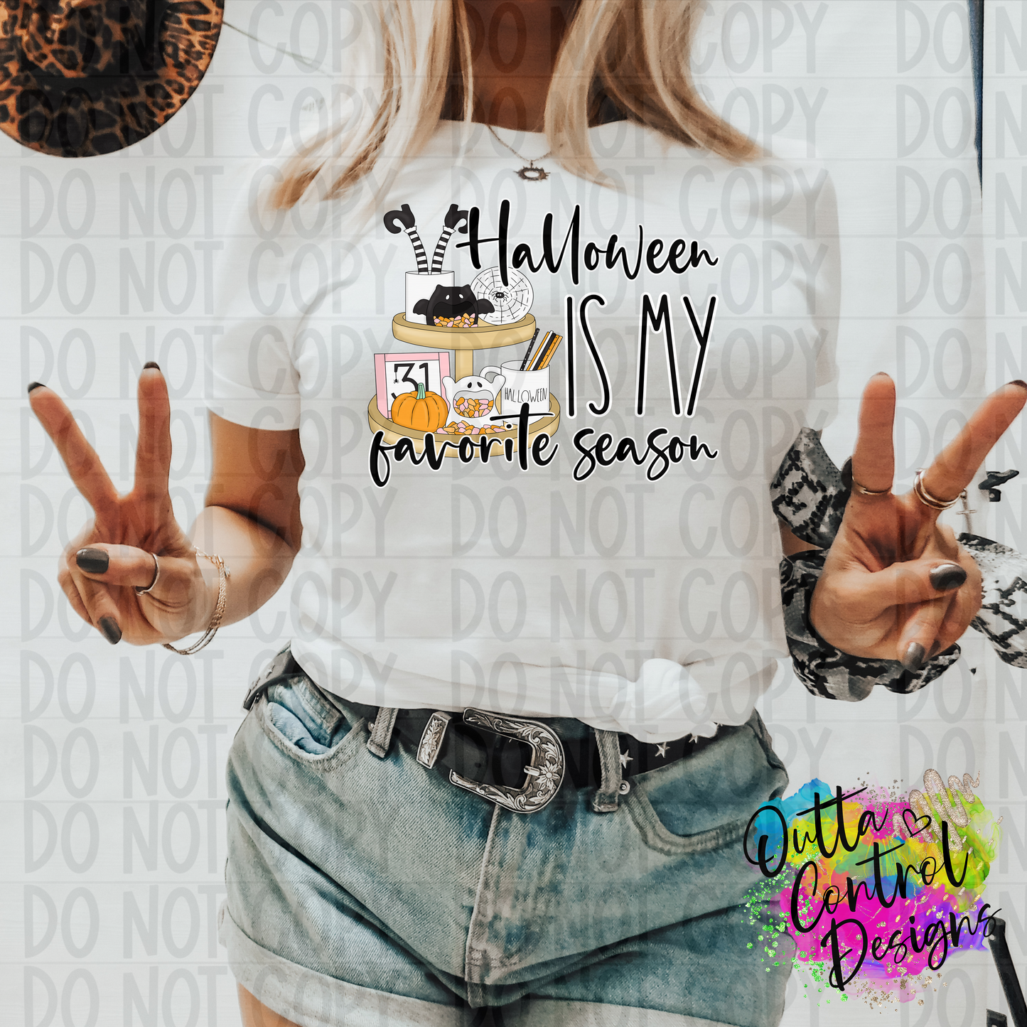 Halloween Is My Favorite Season | Black Ready To Press Sublimation and DTF Transfer