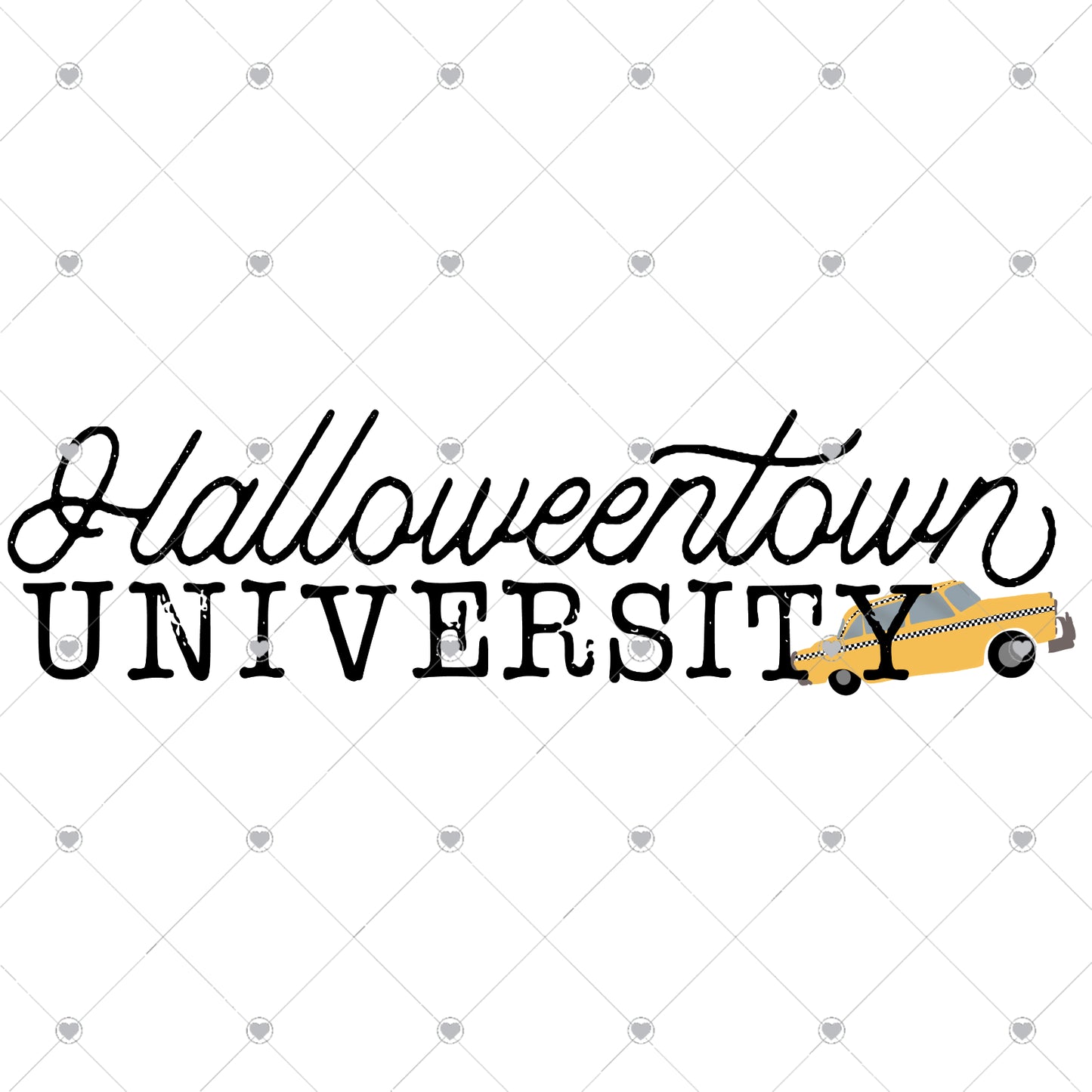 Halloween University Ready To Press Sublimation and DTF Transfer