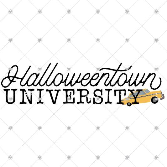Halloween University Ready To Press Sublimation and DTF Transfer