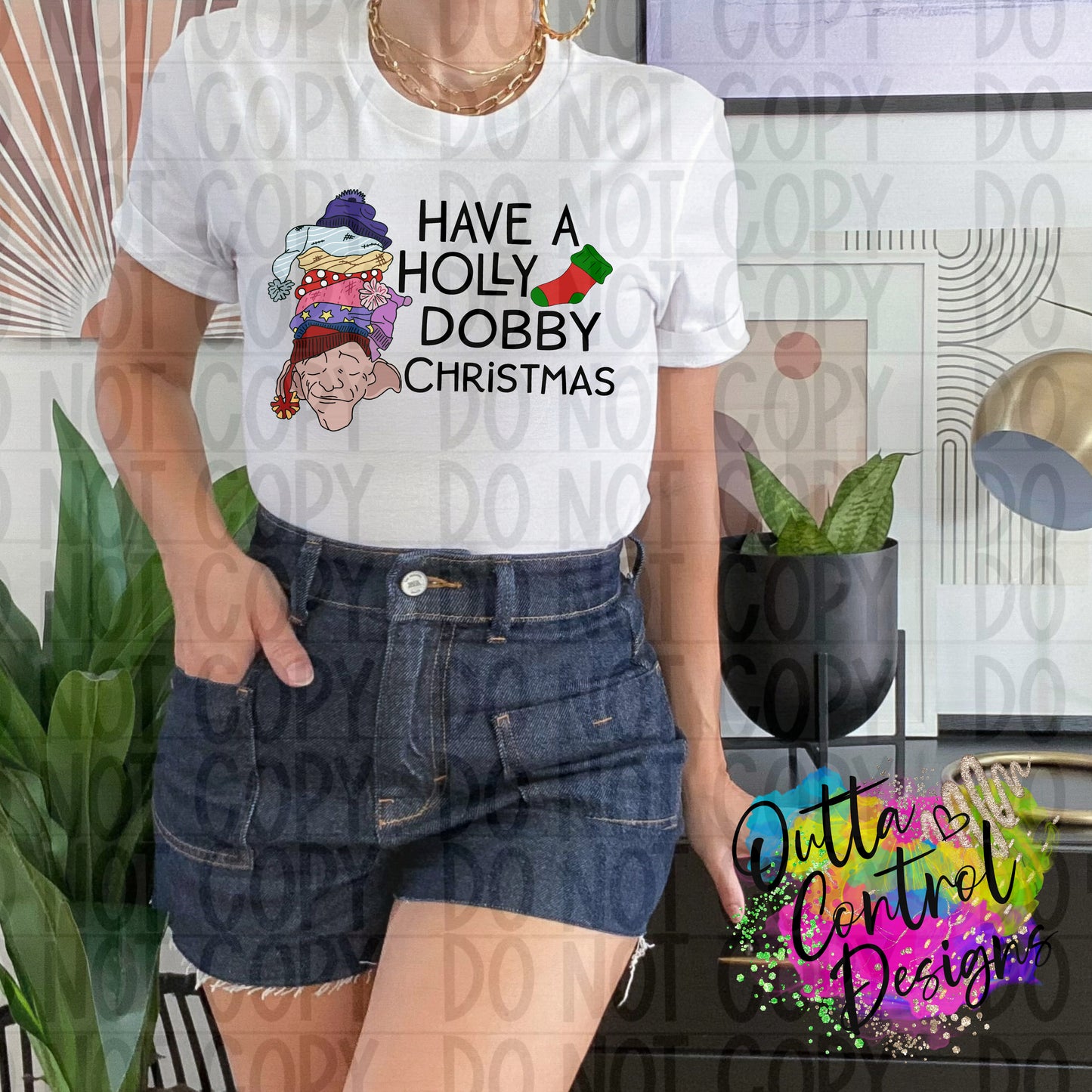 Have A Holly Christmas Ready To Press Sublimation and DTF Transfer
