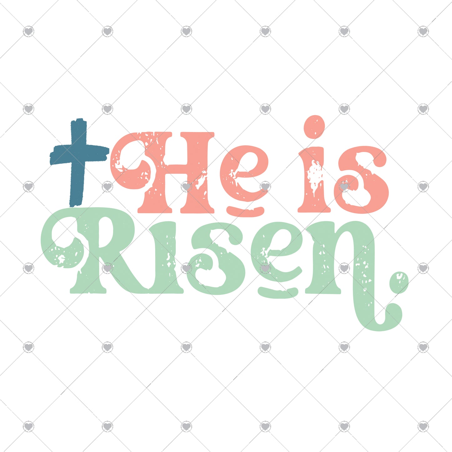 He is risen Ready To Press Sublimation and DTF Transfer