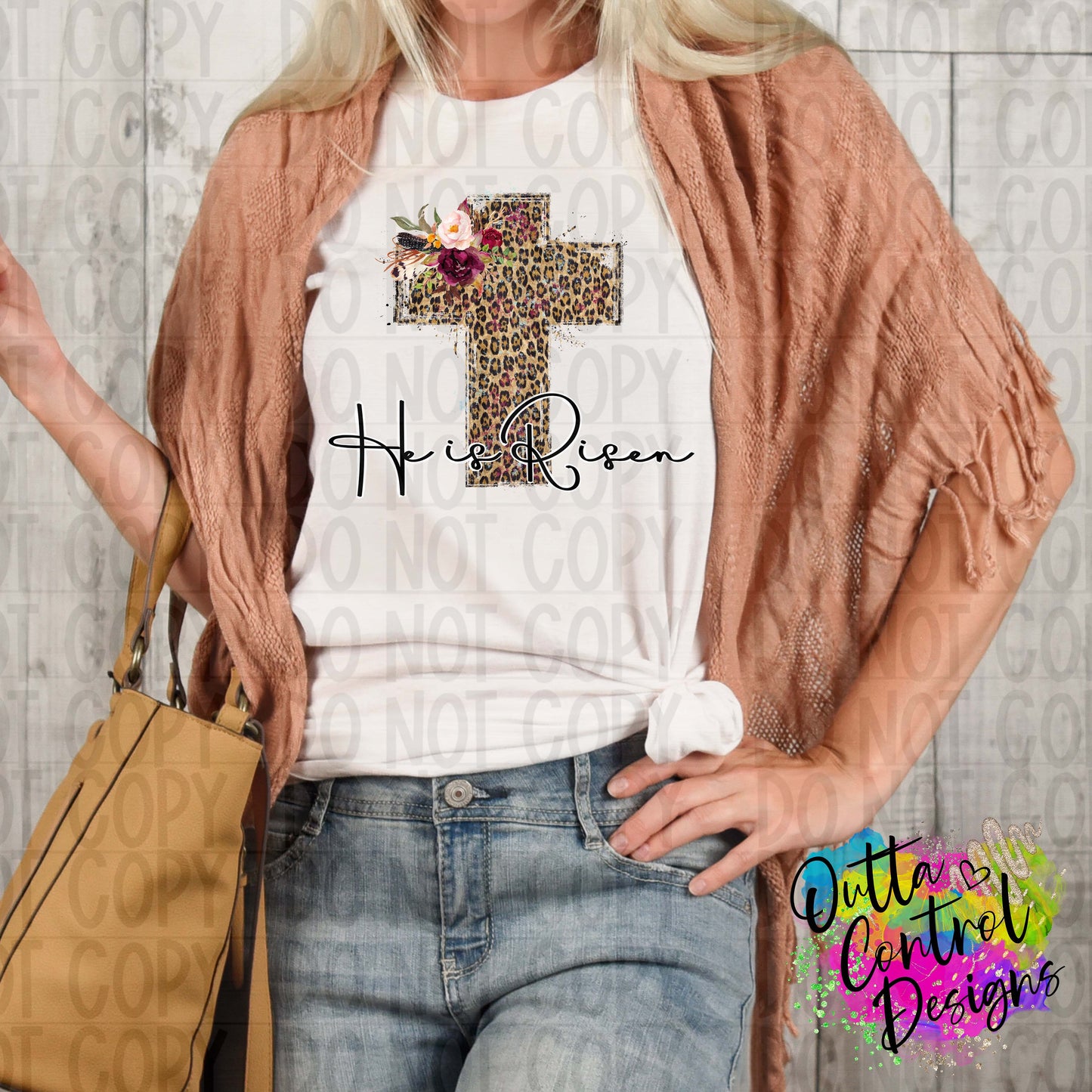 He Is Risen 4 Ready To Press Sublimation and DTF Transfer