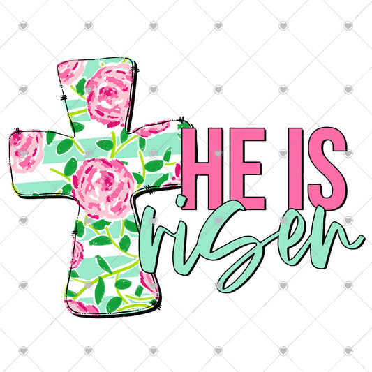 He Is Risen Ready To Press Sublimation and DTF Transfer