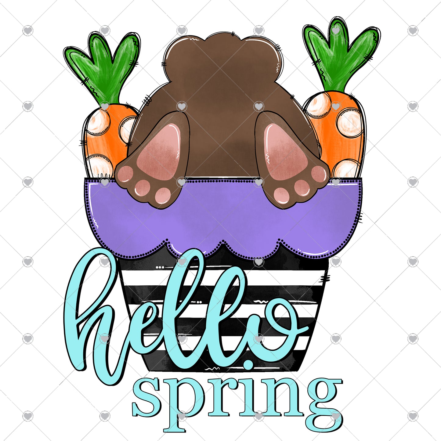 Hello Spring Ready To Press Sublimation Transfer