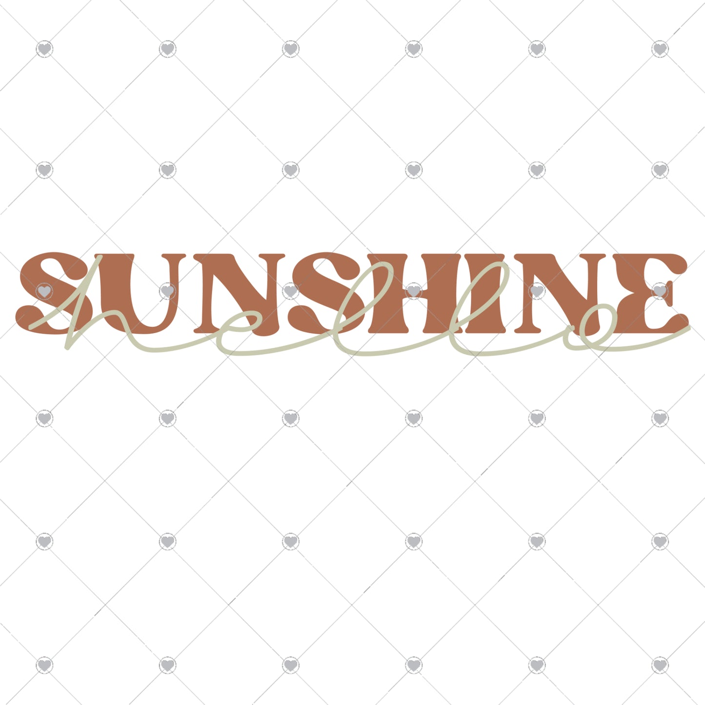 Hello Sunshine Ready To Press Sublimation and DTF Transfer