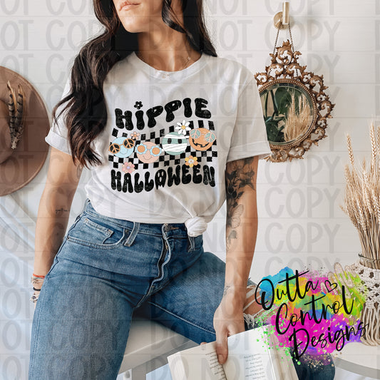 Hippie Halloween Ready to Press Sublimation and DTF Transfer