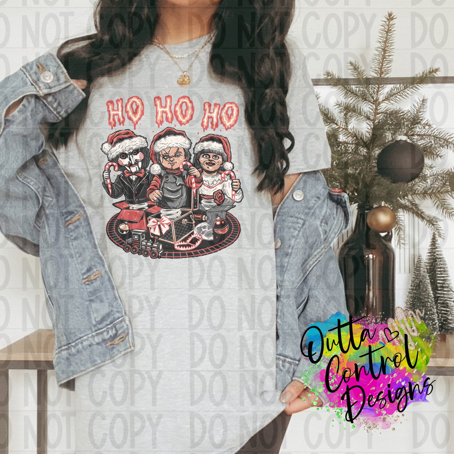 Ho ho ho Ready to Press Sublimation and DTF Transfer