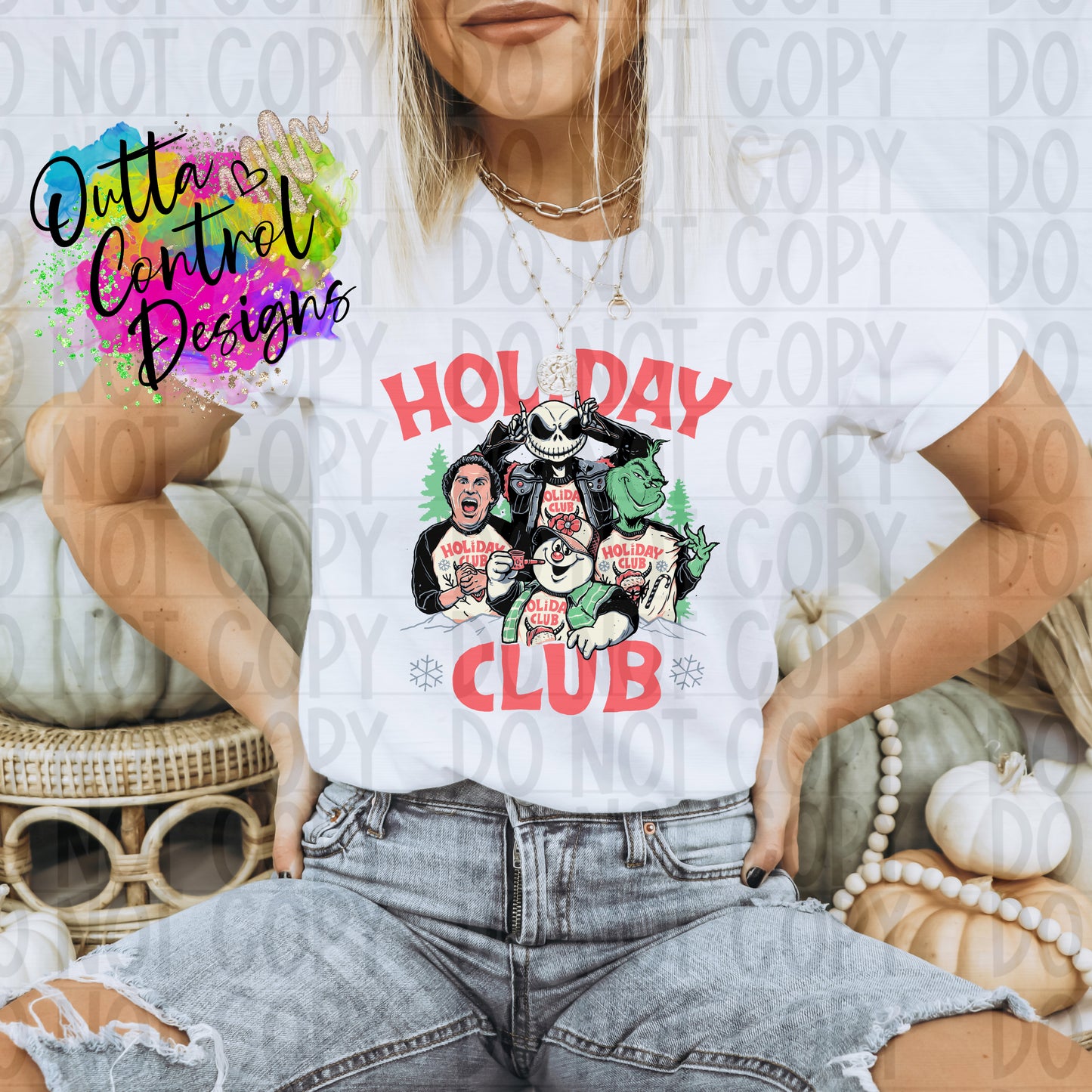 Holiday Crew Ready to Press Sublimation and DTF Transfer