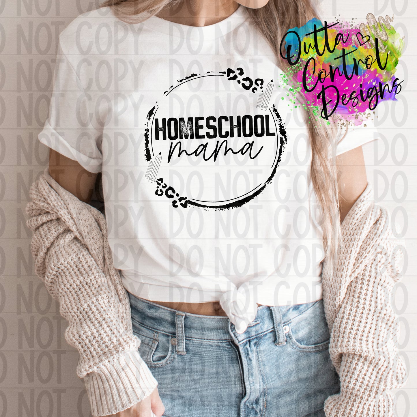 Homeschool Mama Ready To Press Sublimation and DTF Transfer