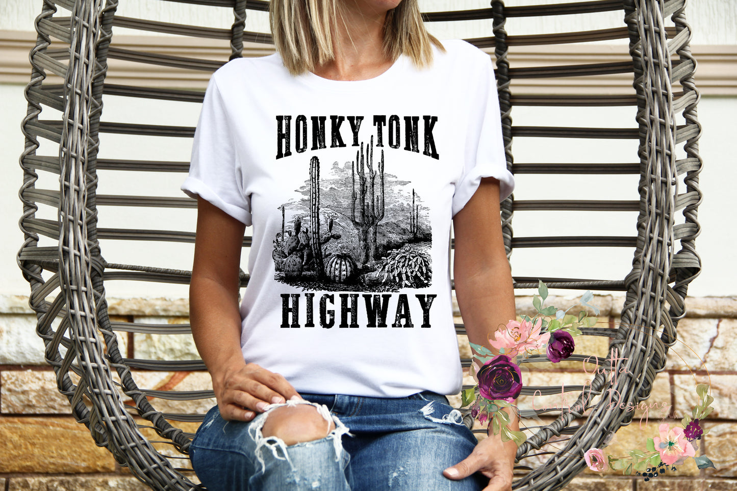 Honky Tonk Highway Ready To Press Sublimation and DTF Transfer
