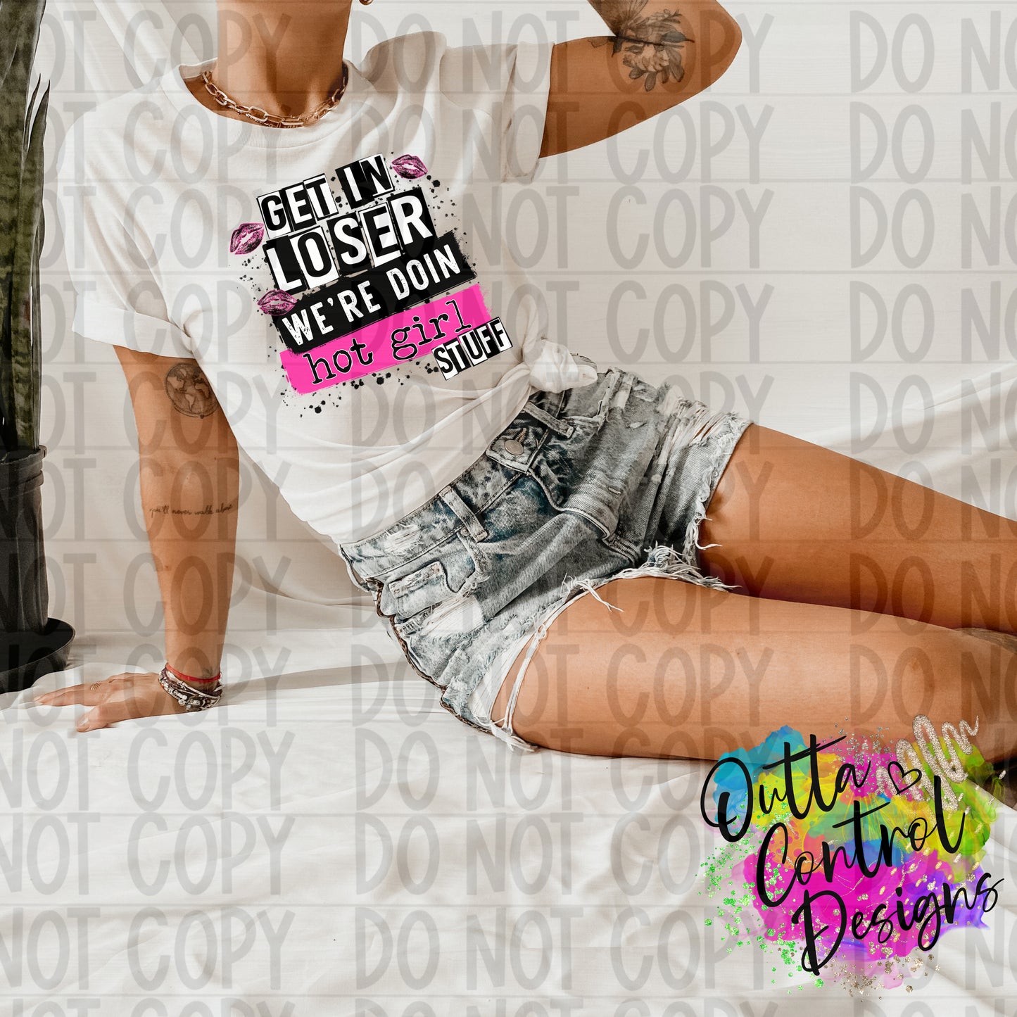 Hot Girl Stuff Ready to Press Sublimation and DTF Transfer