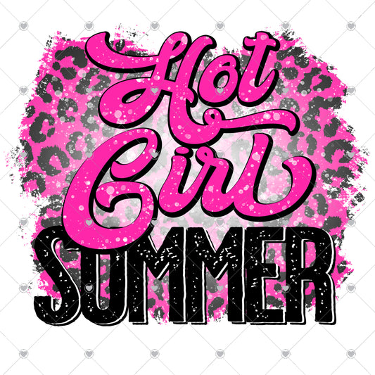 Hot Girl Summer Ready To Press Sublimation and DTF Transfer