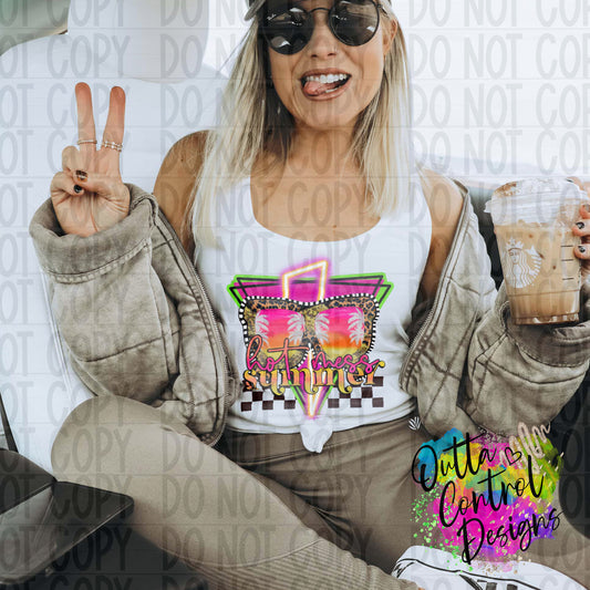 Hot Mess Summer Ready to Press Sublimation and DTF Transfer