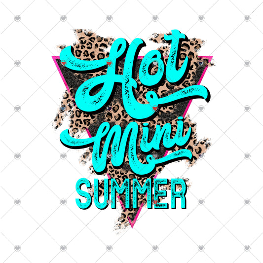 Hot Summer Mini Ready To Press Sublimation and DTF Transfer