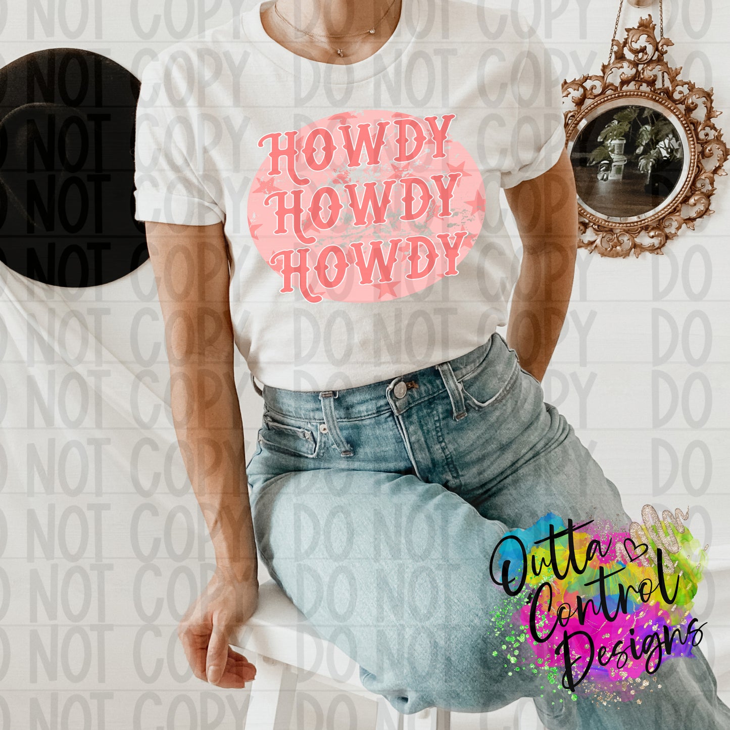 Howdy Howdy Howdy | 2 Ready To Press Sublimation and DTF Transfer