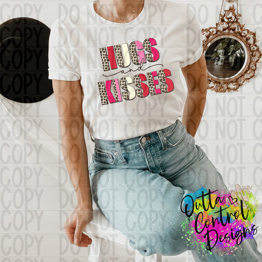 Hugs and Kisses Ready To Press Sublimation and DTF Transfer