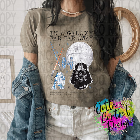 Galaxy | Chart Ready To Press Sublimation and DTF Transfer