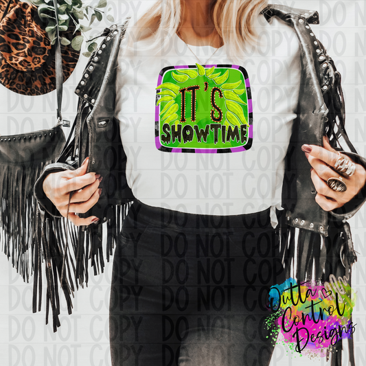 Show Time | Green Ready To Press Sublimation and DTF Transfer