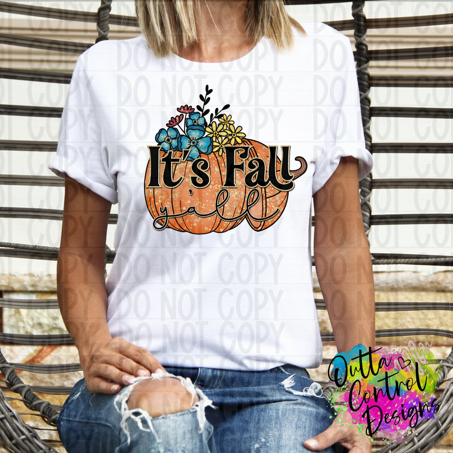 It's fall y'all Ready To Press Sublimation and DTF Transfer