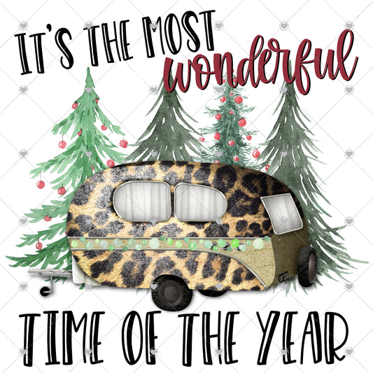It's The Most Wonderful Time Of the Year | Camper Ready To Press Sublimation and DTF Transfer