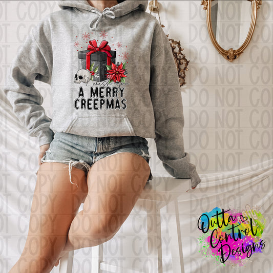 I wish you a Merry Creepmas Ready To Press Sublimation and DTF Transfer