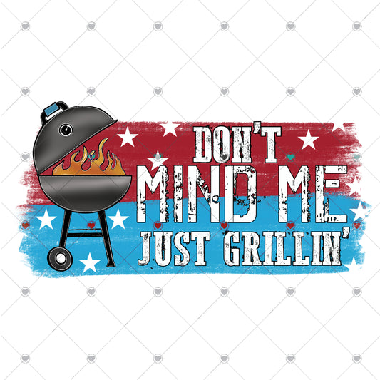 Just Grillin' Ready to Press Sublimation and DTF Transfer