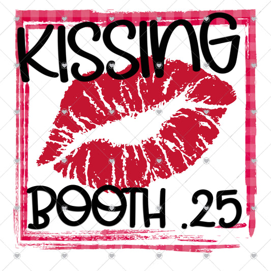 Kissing Booth .25 Ready To Press Sublimation and DTF Transfer