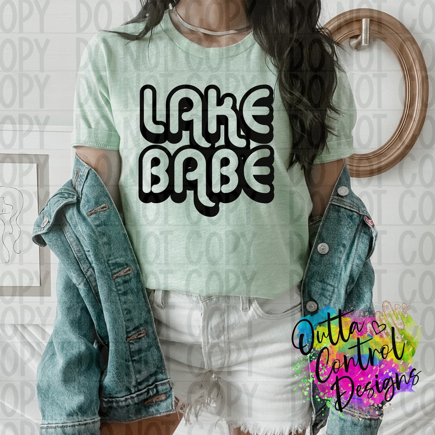 Lake Babe Ready to Press Sublimation and DTF Transfer