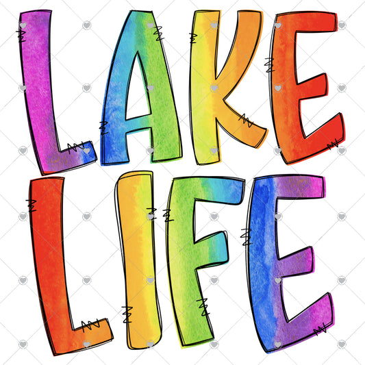 Lake Life Ready To Press Sublimation and DTF Transfer