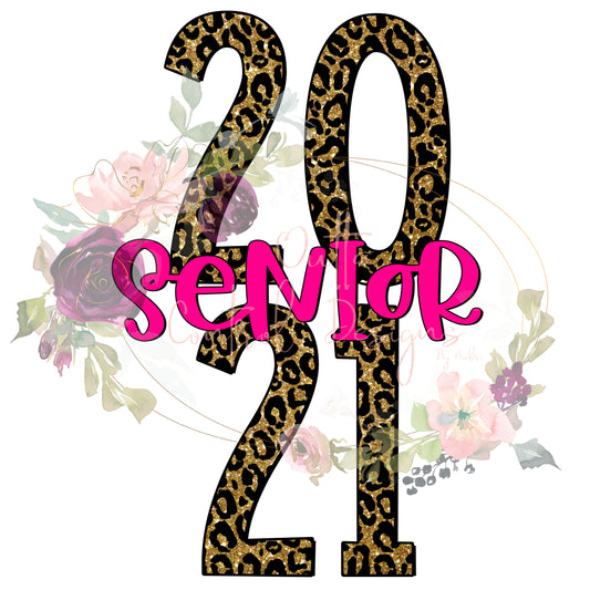 Leopard Senior 2021 Ready To Press Sublimation Transfer