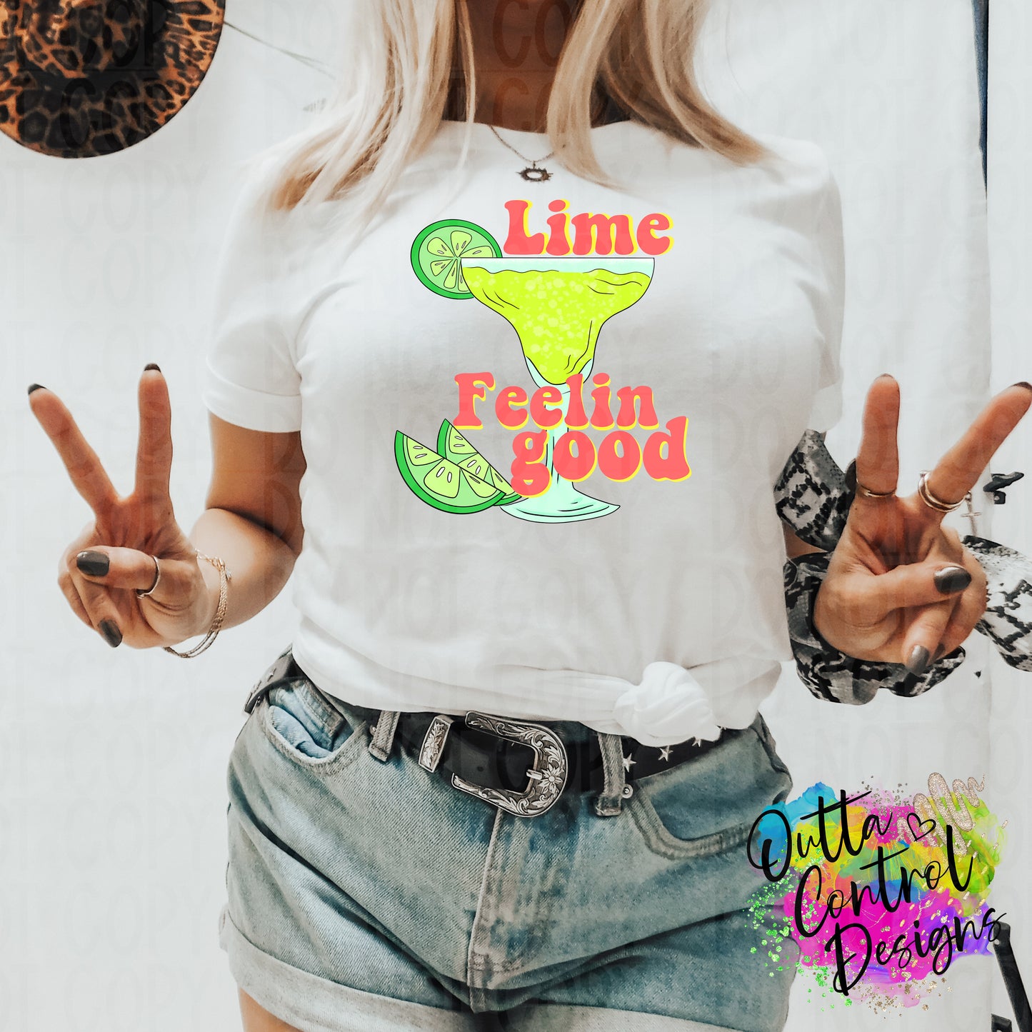 Lime Feeling Good Ready To Press Sublimation and DTF Transfer