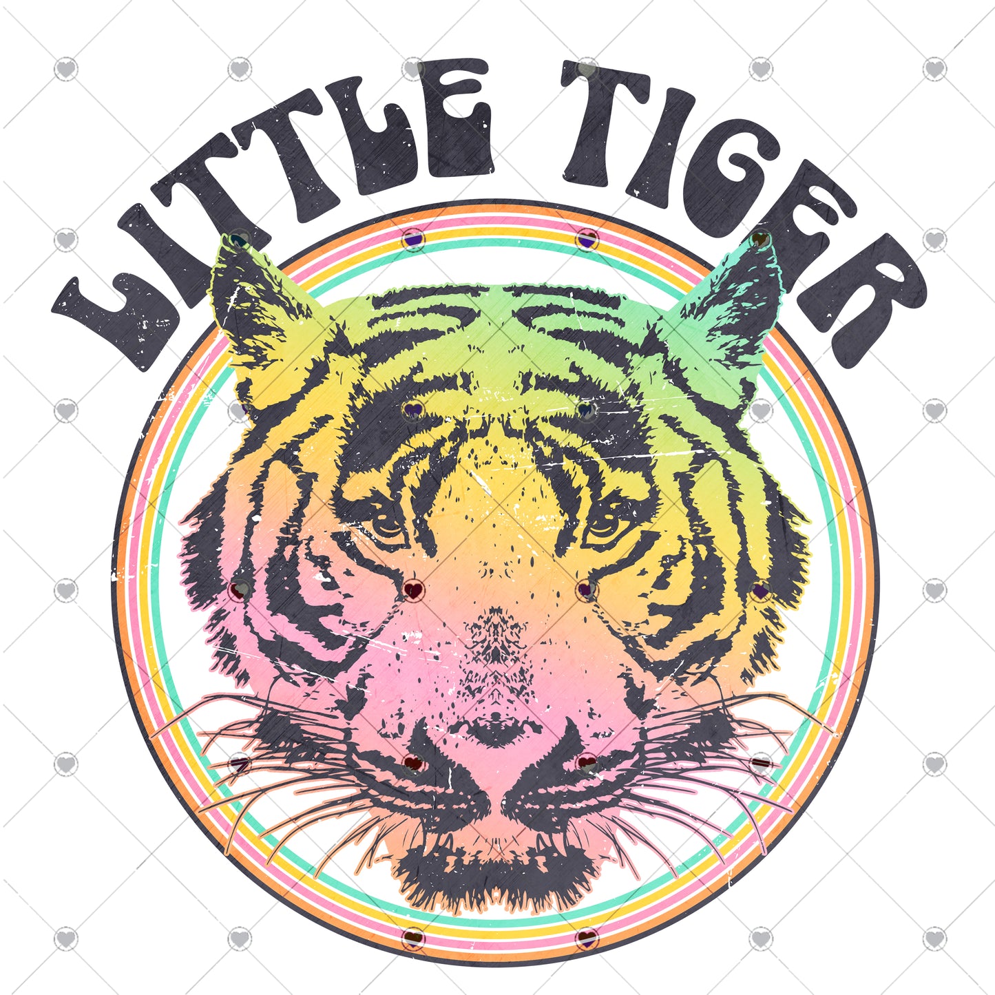 Little Tiger Ready To Press Sublimation and DTF Transfer