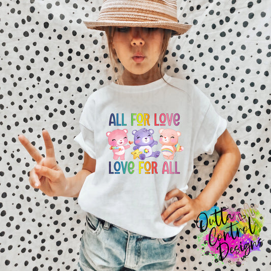 Love For All Ready To Press Sublimation and DTF Transfer