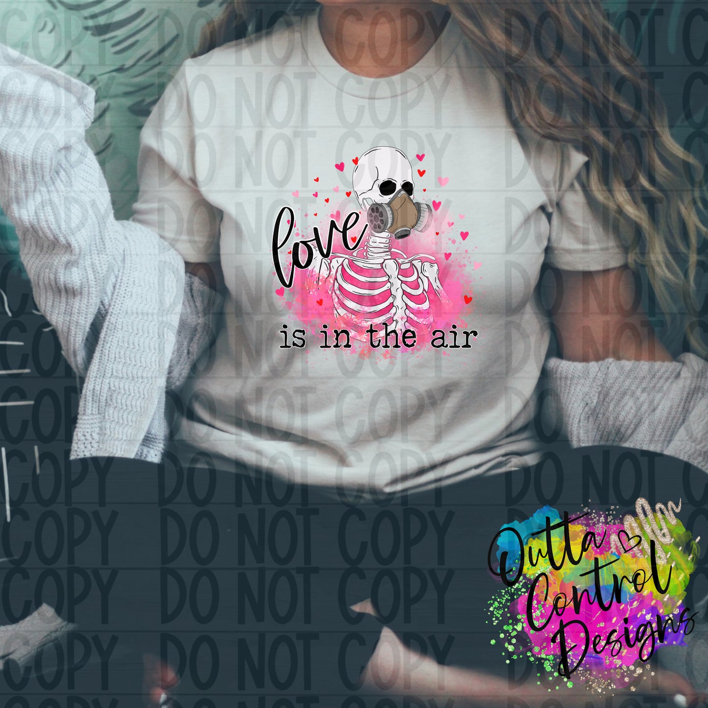 Love Is In The Air | Skellie Ready To Press Sublimation and DTF Transfer