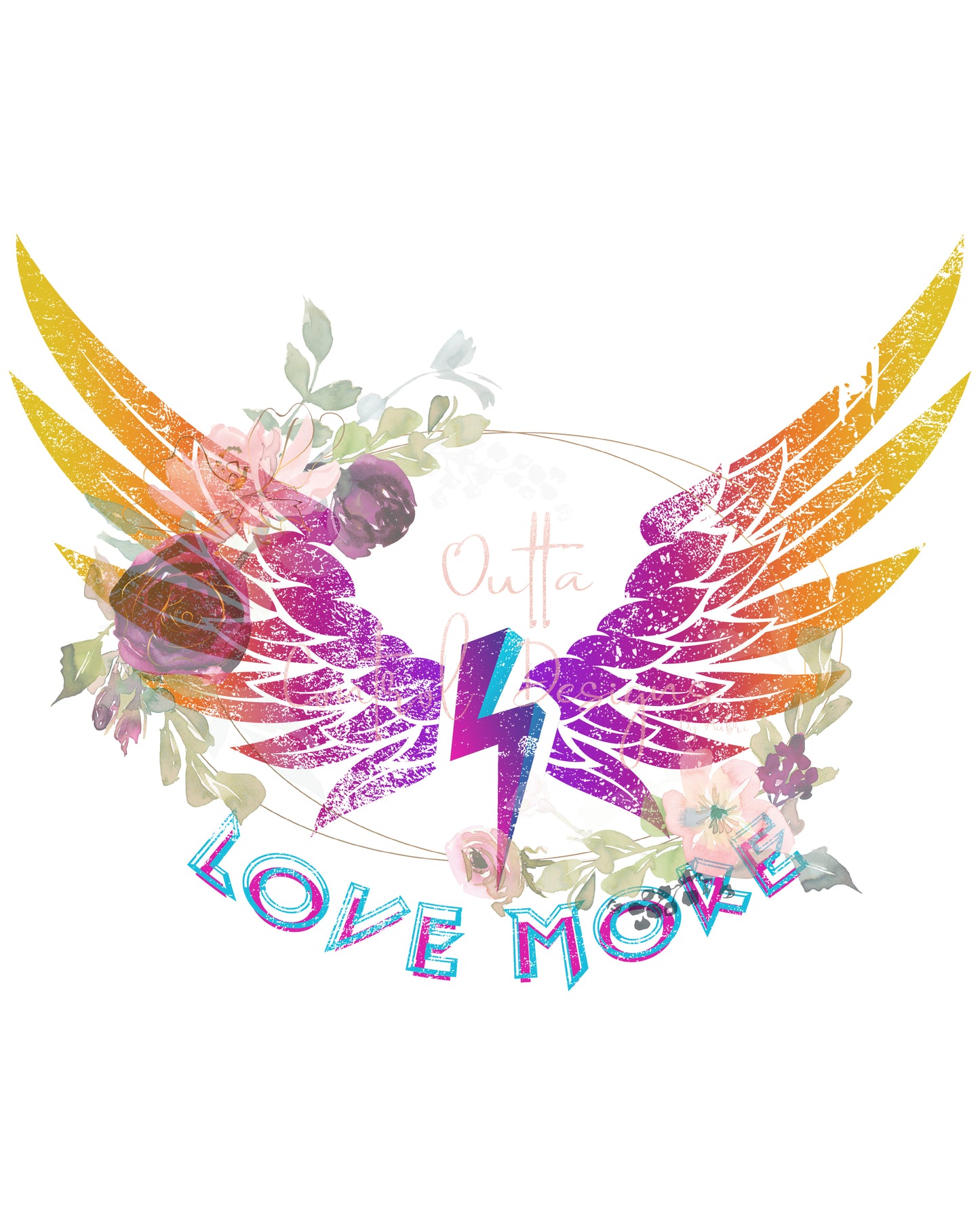 Love More Ready To Press Sublimation Transfer