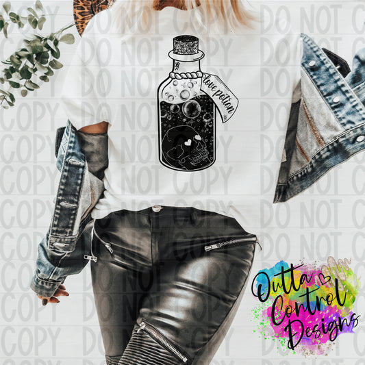 Love Potion Ready to Press Sublimation and DTF Transfer
