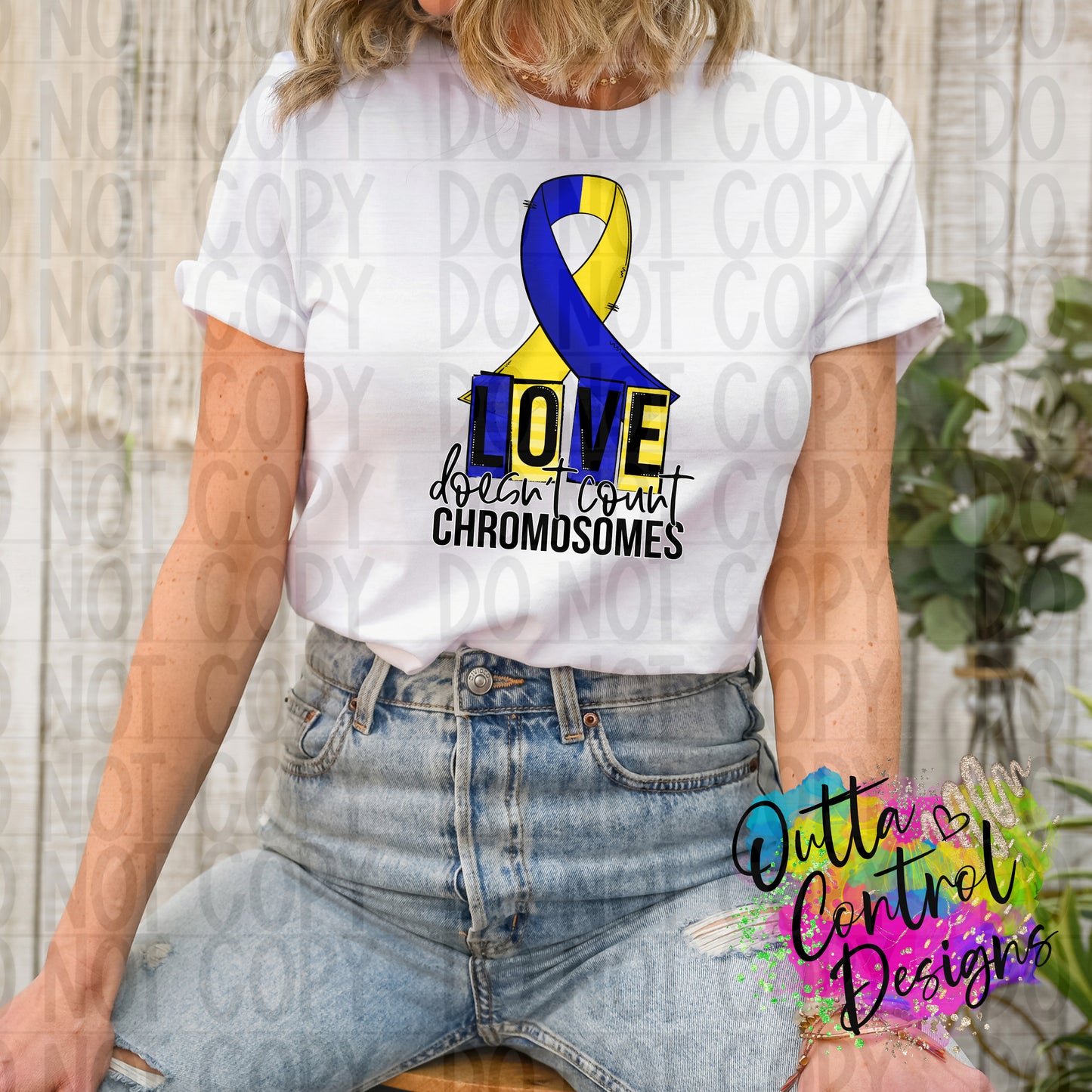 Love Doesn't Count Chromosomes Ready to Press Sublimation and DTF Transfer